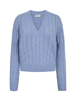 Copenhagen Muse cmkotom pullover v-neck blue heron
