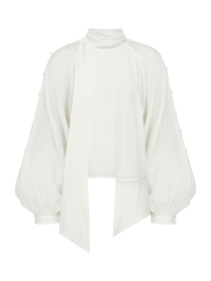 Copenhagen muse cmtilly blouse scarf jet stream