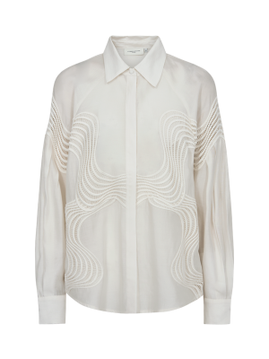 Copenhage Muse cmmolly shirt with lace jet stream