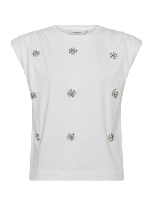 Copenhagen Muse CMmuse tee shoulders pads b. white