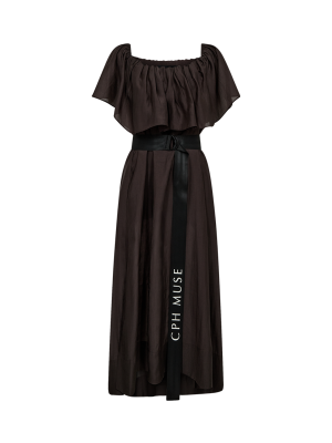 Copenhagen muse cmmolly dress off shoul long mulch
